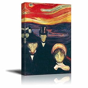 Anxiety by Edvard Munch - Canvas Art