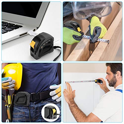 Laser Tape Measure, KOMAKE 2in1 Laser Measure 131.2Ft, Tape Measure