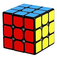 Beyong 3x3 Magnetic Speed Cube 3x3x3 Sticker Puzzle Black (Mr.M Edition)