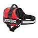 Emotional Support Dog Harness With Reflective Straps, Interchangeable Patches, & Top Mount Handle | 7 Adjustable Sizes | Heavy Duty Construction
