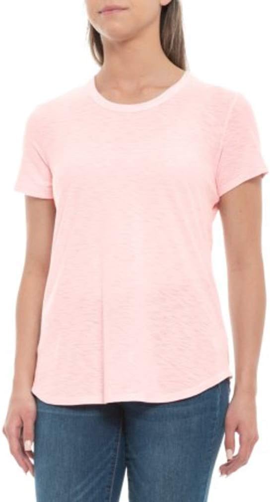 James Perse Women's Sheer Slub Crewneck Tee