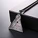 U7 Men's Pyramid Ankh Cross Pendant Vintage Black Gun Plated Rhinestone Inlaid Egyptian Jewelry