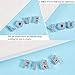 NBEADS 156 Pcs Rhinestone Slide Beads, Alloy Alphabet A-Z Alphabet Letters Beads for DIY Bracelet Wristbands Necklace Choker Jewelry Making