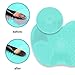TailaiMei Makeup Brush Cleaning Mat,Set of 2 Silicone Cosmetic Washing Tool with Suction Cups(Green)