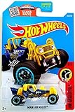 Hot Wheels, 2016 HW Daredevils, Mountain Mauler [Yellow] Treasure Hunt #163/250
