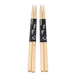 Maple Wood 7A Nylon Tip Drumsticks, 2 Pairs Drum