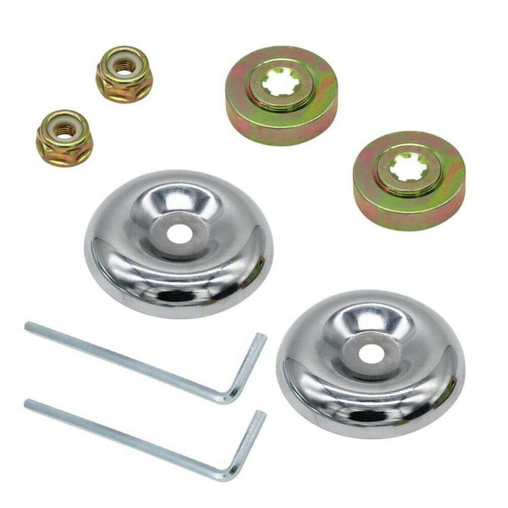 8 Pcs Brush Cutter Fixing Kit for Stihl Lawn Mower Attachment Metal Blade Strimmer,Grass Trimmer Head Adapter Attachment Nut Fixing Kit for Stihl Blade,Lawn Mower Trimmer Head Blade Garden Tools