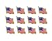 12 PCS IFfree AMERICAN FLAG LAPEL PINS 0.75