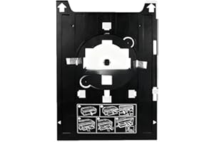 ZYNCUE CD DVD Printing Tray for Canon R1900 R2400 R2000 R2880 R3000 G800 1400 1410 Printers, Black PVC Media Holder, Compatib