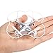 Mini Quadcopter Drone + FREE Wall Charger - Beginner Flying RC Helicopter Drone for Kids and Adults - Small, Rugged, Easy-to-Use 6-Axis Gyro, Advanced Stunt Controller, LED Light System by Duddy