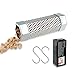 Kampfit Pellet Smoker Tube 6 Inches - Stainless Steel Perforated Wood Pellet Tube Smoker - for All Electric, Gas, Charcoal Grill or Smoker, Hot or Cold Smoking