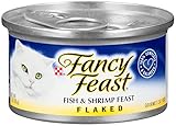 Purina Fancy Feast Flaked Fish &amp; Shrimp Feast Cat Food - (24) 3 oz. Pull-top Can (Misc.)