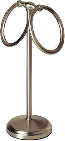 Gatco 1454sn Countertop Towel Ring Satin Nickel Hand Towel