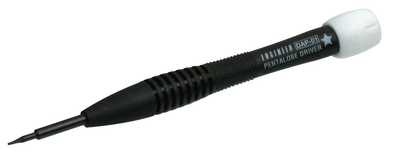 Pentalobe (5 Point Star) Screwdriver Compatible with Screws as Used On Apple iPhones (iPhone 4 ~ iPhone 15). Japanese Quality, ENGINEER DAP-01