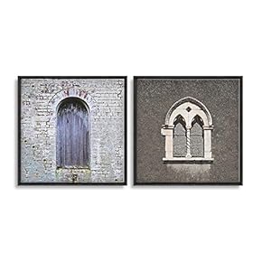 Framed Canvas Wall Art for Living Room, Bedroom Window Theme Canvas Prints for Home Decoration Ready to Hang - 16"x16"x2 Panels