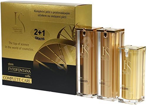 Research Product Complete Care Gift Box Inc.: Botu Serum 30 ml + Collagen 30 ml + Eye Bag 15 ml Free with Stem Cells, TrioStem3 Complex, Peptides & Hyaluronic Acid for Men & Women Made in Switzerland