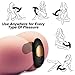 Male Vibrating Prostate Massager Butt Plug Anal Sex Toys - Double Electric Motor G-spot Butt Massager Smooth Silicone Dildo Vibrators for Women & Man - 12 Speeds USB Rechargeable Waterproof by YICO