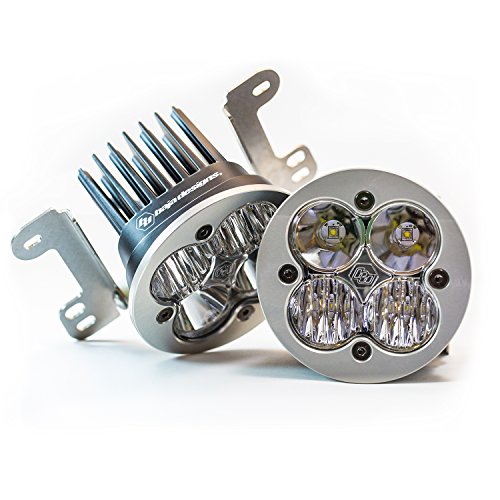 Baja Designs 587503 Squadron, Vehicle Specific LED Fog Pocket Kit (Jeep, Squadron-R Sport, JK)