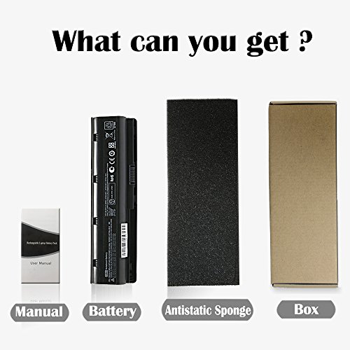 image for TSKYBEAR New Laptop Replacement Battery for HP MU06 MU09 Spare 593553-