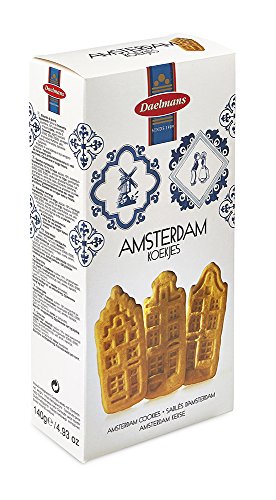 Daelmans Amsterdam Butter Cookies, 4.93 oz Box