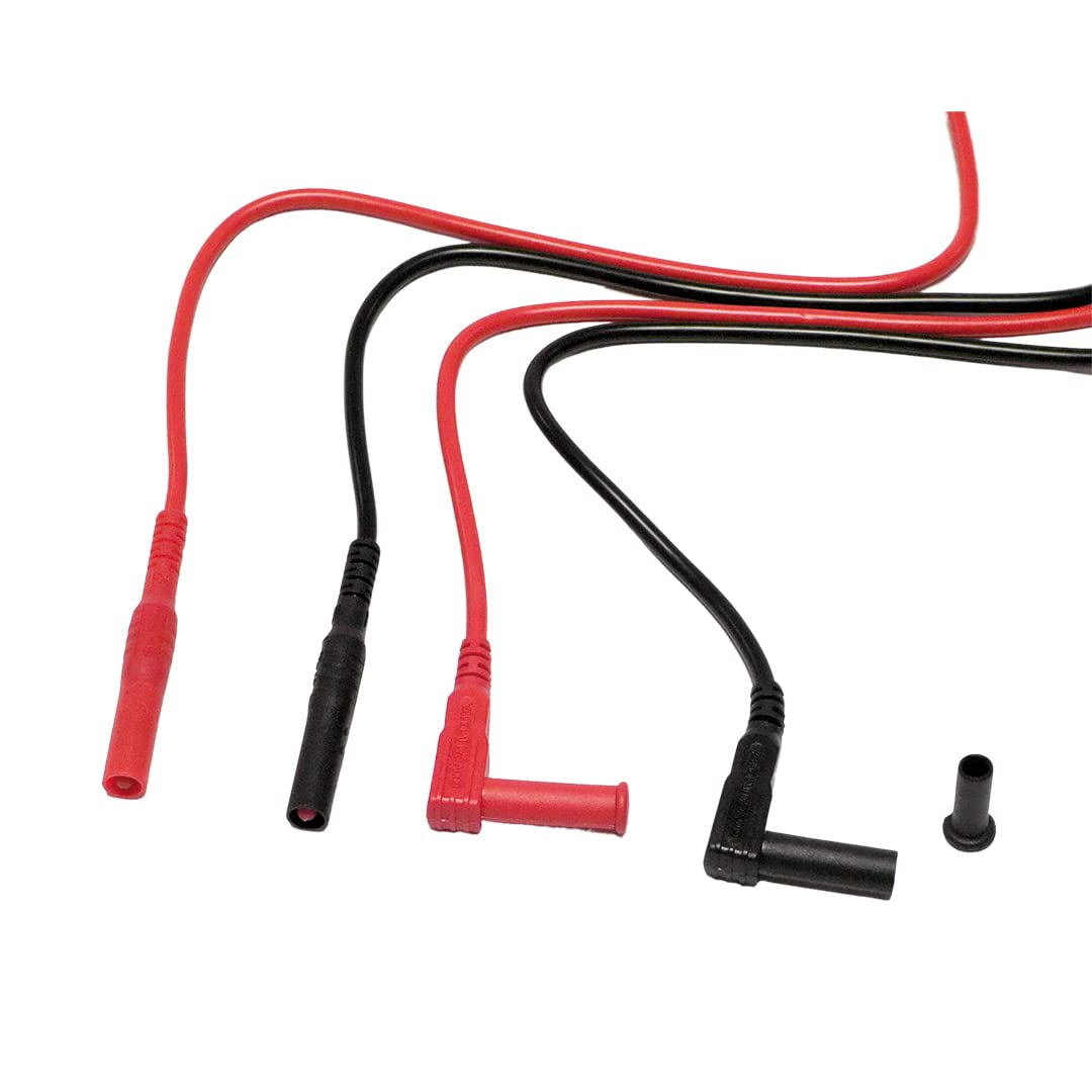 Chauvin Arnoux P01295289Z Test Leads with 4 mm Straight/Angled Connector -1.5 m PVC