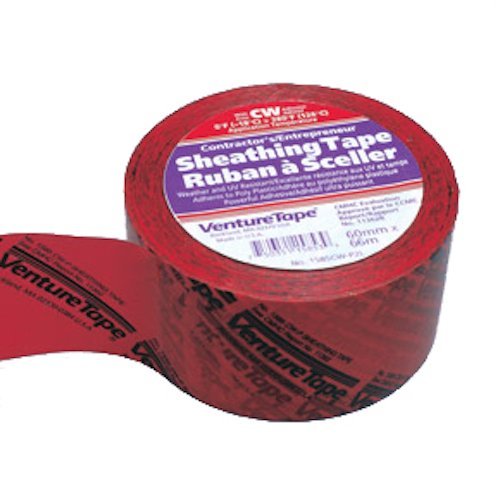 Venture Tape Red Construction Tape 1.875 in x 72 yd, Case of 16 - 1585-CW-2-F606