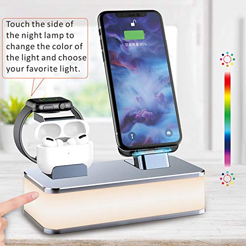 Wireless Charging Dock, VMEI 7 in 1 Aluminum Wireless Charging Station
