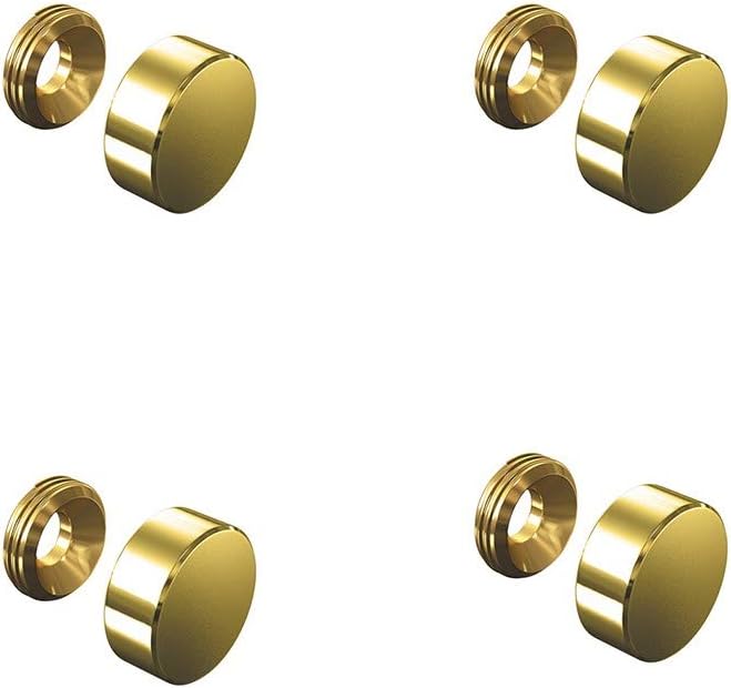 Altumis Set of 4 Gold Screw Covers 18 mm Amazon.co.uk Kitchen & Home