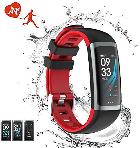 Fitness Tracker Waterproof Smart Watch Wristband Heart Rate Sleep Monitor Blood Pressure Test Multiple Sport Swimming Running Pedometer Men Women Kids Bluetooth iOS Android Phone Activity Tracker