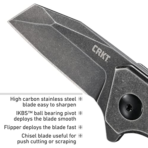 CRKT Razelcliffe Folding Pocket Knife Compact EDC Straight Edge