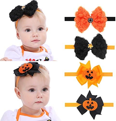 Baby Headbands Hair Bands Flower Hoops Bows Multicolor Fashion Clothing Dress Up Accessory for Newborn Girl Halloween Gift