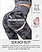 RUNNING GIRL Camo Leggings Gym Scrunch Butt Seamless High Waisted Tummy Control Stretch Workout Yoga Pants for Women (Black, XL)