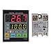 MYPIN® Universal Digital TD4-SNR PID Temperature Controller with Relay DIN /16 SSR-25DA,Dual Display for F/C,7 Output Combinations,Accuracy: 0.2%
