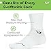 Swiftwick Four Aspire Socks (Large, White)