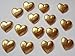 Gold Hearts Push PINS, Set of 15 T-46AG