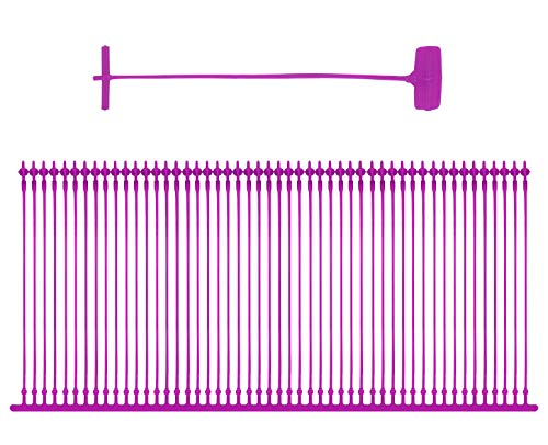 Amram 3 Inch Standard Tagging Attachments 5000 Pieces 50 Per Clip Purple