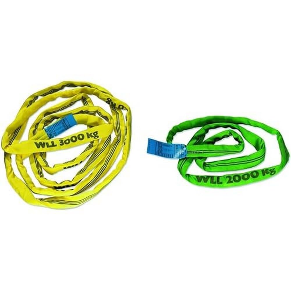 Braun 30101RS Circular Sling 3000 kg Load 10 m Continuous with Polyester Core Yellow