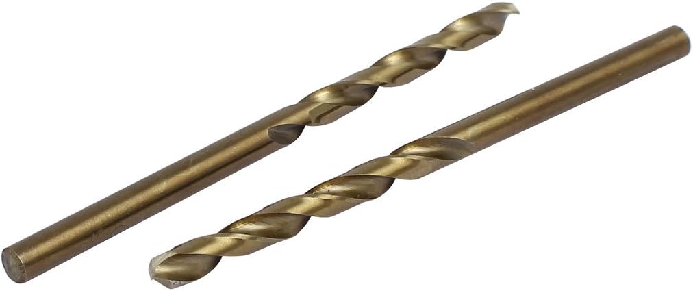 Sourcingmap 4.3mm Drilling Dia High Speed Steel Cobalt Metric Spiral Twist Drill Bit Rotary Tool for Hardened Metal Stainless Steel