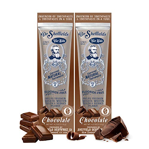 Dr. Sheffield's Certified Natural Toothpaste (Chocolate) 2 Pack