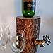 Wine Dispenser, The Original Log Wine Dispenser - New and Improved! Patent Pending