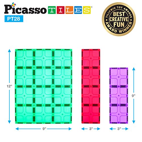 5 PicassoTiles+Stabilizer+Foundation+Educational+Construction