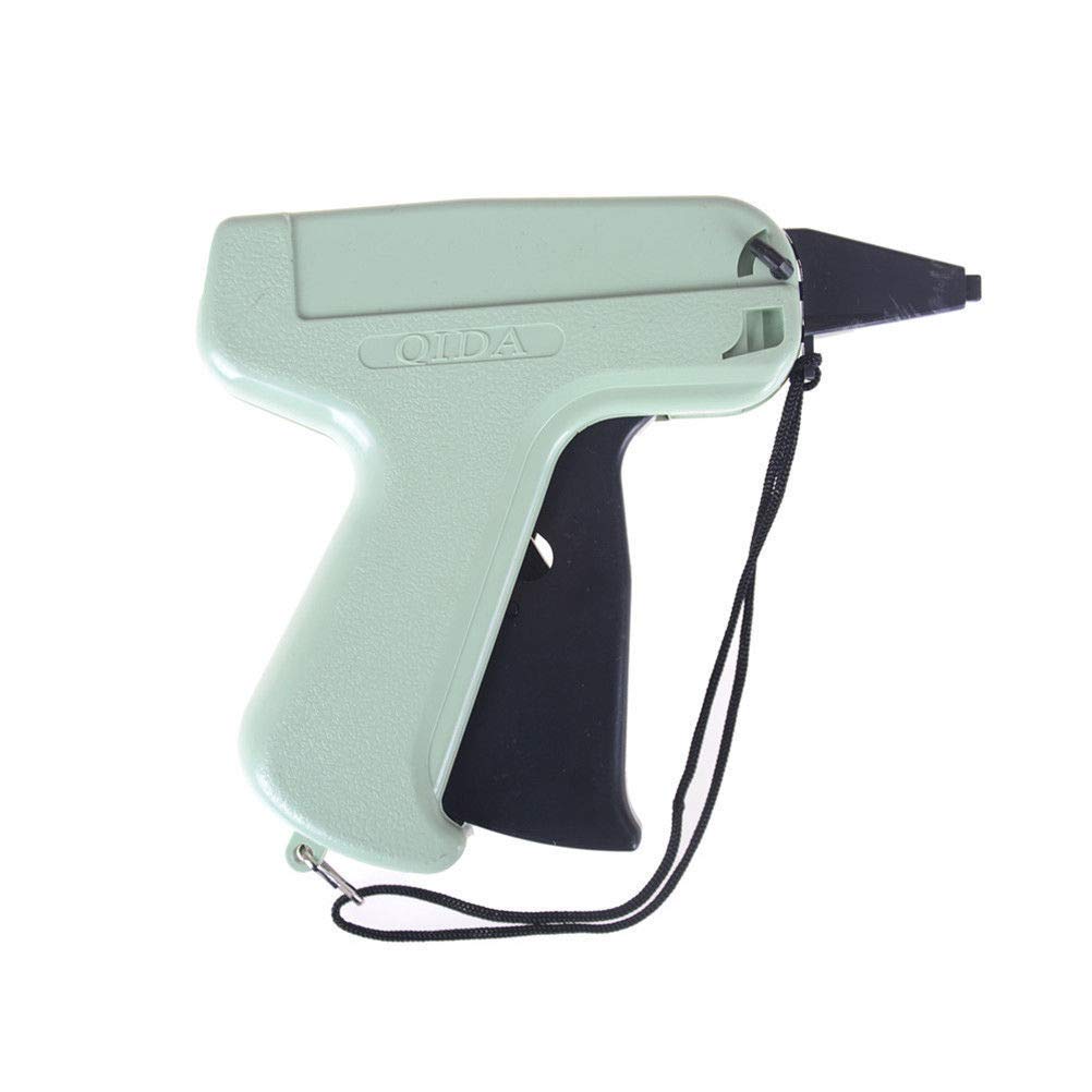 BE-TOOL Tagging Gun Clothes Tag Machine with 5pcs Stainless Steel Needles and 1000pcs 55mm Kimble Barbs for Standard Price/Label/Clothes