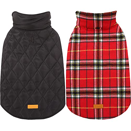 Kuoser Waterproof Reversible Dog Jacket
