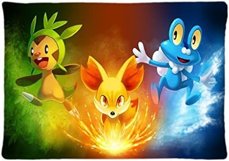 JingWEI Design Custom Rectangle Pillowcase Pillow Case Cover Pokemon X And Y Pattern Design Standard Size 20x30 inch