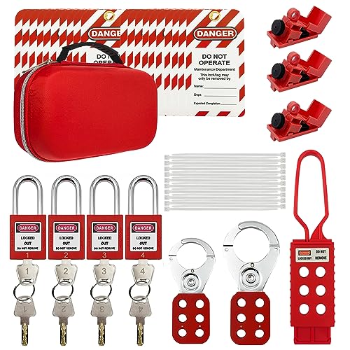 Young Dance Lockout Tagout Kit Electrical Loto - Group Lockout Hasps ...