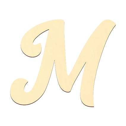 Bütic GmbH Sperrholz Buchstaben - HiltonScript - Wunschtext/Schriftzug mit Größenauswahl - Pappel 3mm, Größe:10cm, Buchstaben