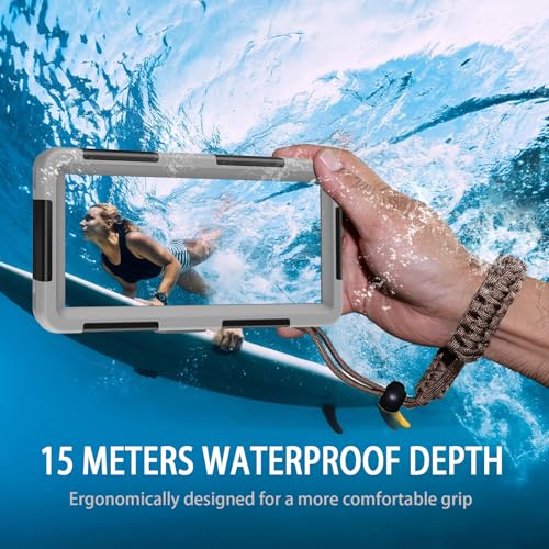 Shellbox Waterproof Smartphone Pouch IPX8 Waterproof Phone Pouch Compatible with iPhone 17e 17 Pro 17 Air 17 Pro Max 16 15 14 13 Pro Max Samsung S26 S26 Plus S25 S24