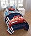 Disney Pixar Cars Velocity Twin Comforter Super Soft Kids Bedding Features Lightning McQueen - Fade Resistant Polyester (Official Disney Pixar Product)