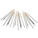 Dimovock 30pcs Golden Color Eye Cross Stitch/ Embroidery Hand Needles Size 24 (Medium)