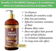 volamena argan oil hair straightening shampoo